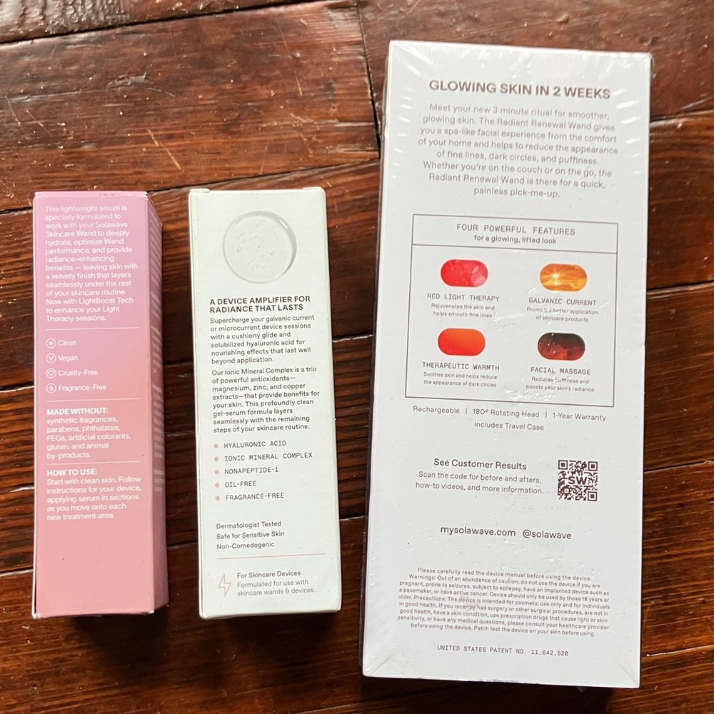 NIB Solawave 4-in-1 Skincare Wand, Serum, and Skin Therapy - Picture 2 of 6